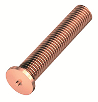 Flanged Mild Steel Capacitor Discharge Weld Studs (UNC & UNF) (Thread Size - 6-32)