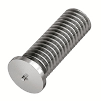 Flanged Stainless Steel Capacitor Discharge Weld Studs (UNC & UNF) (Thread Size - 1/4-20)