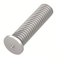 Flanged Aluminum Capacitor Discharge Weld Studs (UNC & UNF) (Thread Size - 10-24)