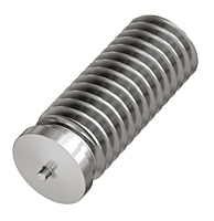 Non-Flanged Stainless Steel Capacitor Discharge Weld Studs (UNC & UNF) (Thread Size - 1/4-20)