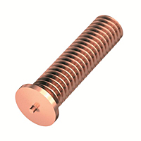 Flanged Mild Steel Capacitor Discharge Weld Studs (UNC & UNF) (Thread Size - 10-32)