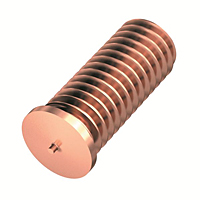 Flanged Mild Steel Capacitor Discharge Weld Studs (UNC & UNF) (Thread Size - 5/16-18)