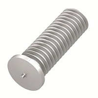Flanged Aluminum Capacitor Discharge Weld Studs (UNC & UNF) (Thread Size - 1/4-20)