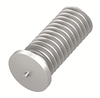 Metric Flanged Aluminum Capacitor Discharge Weld Studs (Thread Size - M6)