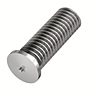 Flanged Stainless Steel Capacitor Discharge Weld Studs (UNC & UNF) (Thread Size - 1/4-20)